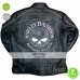 Reflective Skull Biker Men Jacket